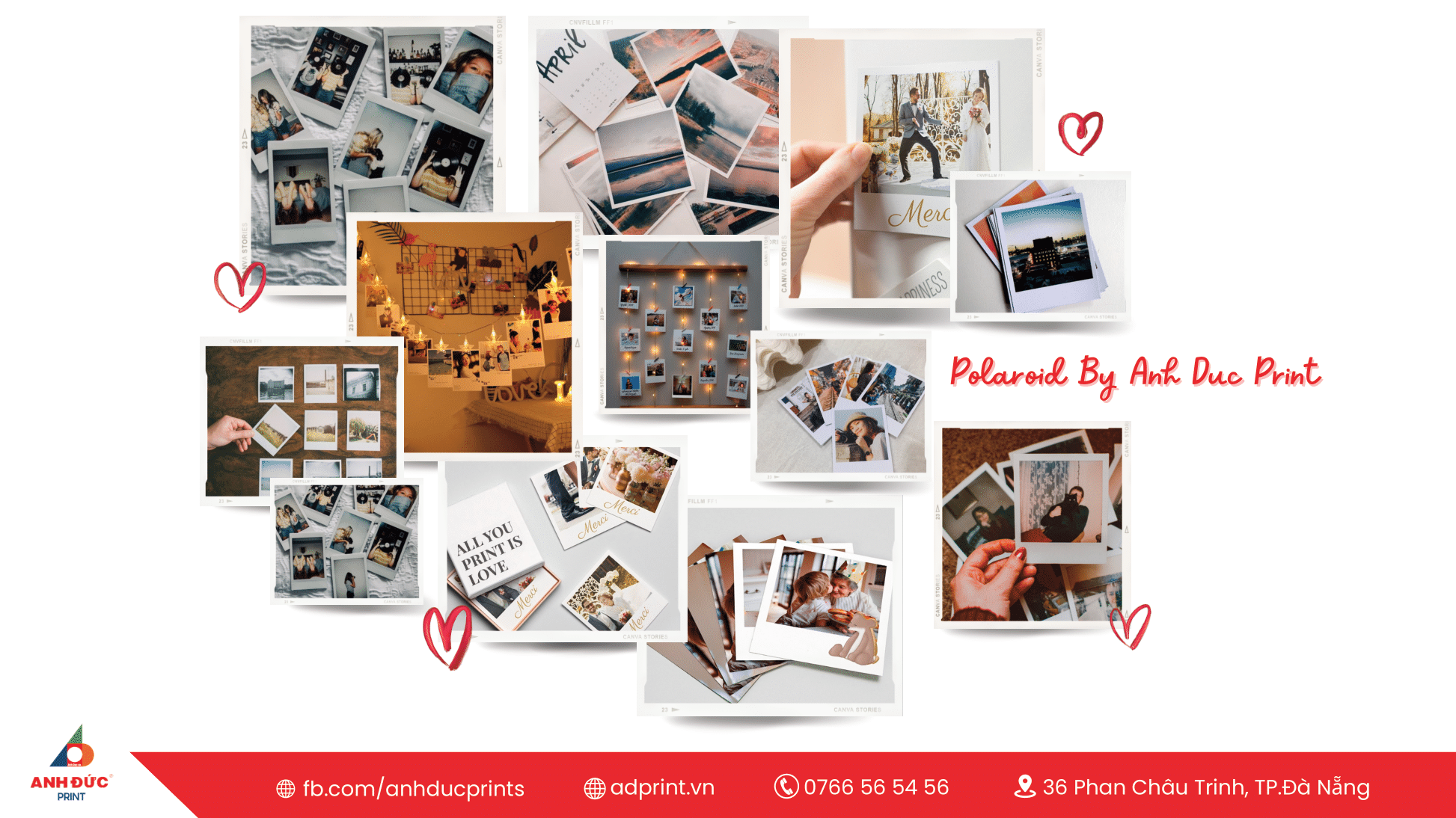 In Ảnh Polaroid Đà Nẵng - Anh Đức Print - Hotline: 0766 56 54 56