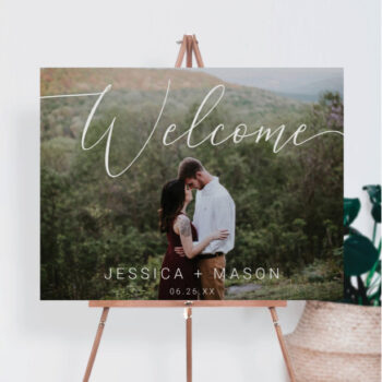 In Ảnh Welcome Ngày Cưới Đẹp - Anh Đức Print