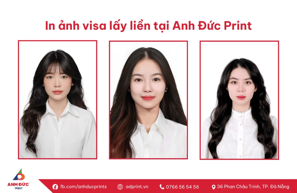 In ảnh visa