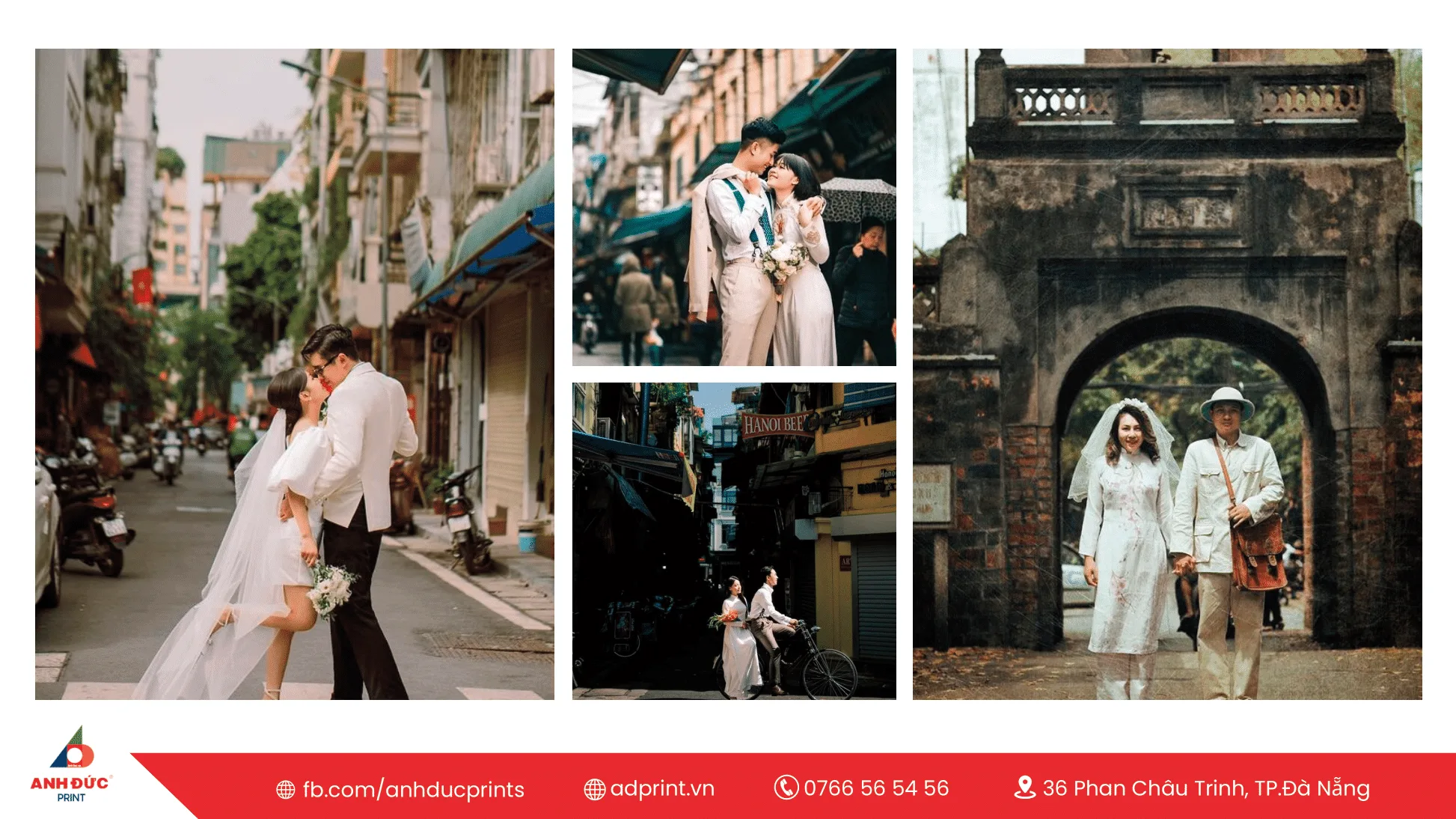 Chụp Ảnh Cưới Phong Cách Vintage Tại Phố Cổ Hà Nội - Anh Đức Print - Hotline In Album Ảnh Cưới: 0766 56 54 56