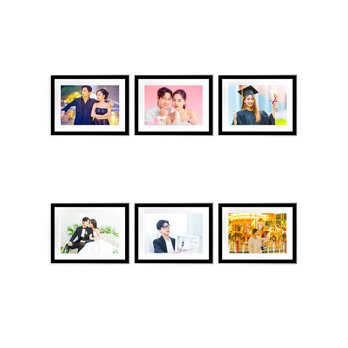 Bộ khung ảnh dán tường (Set 6 tấm)