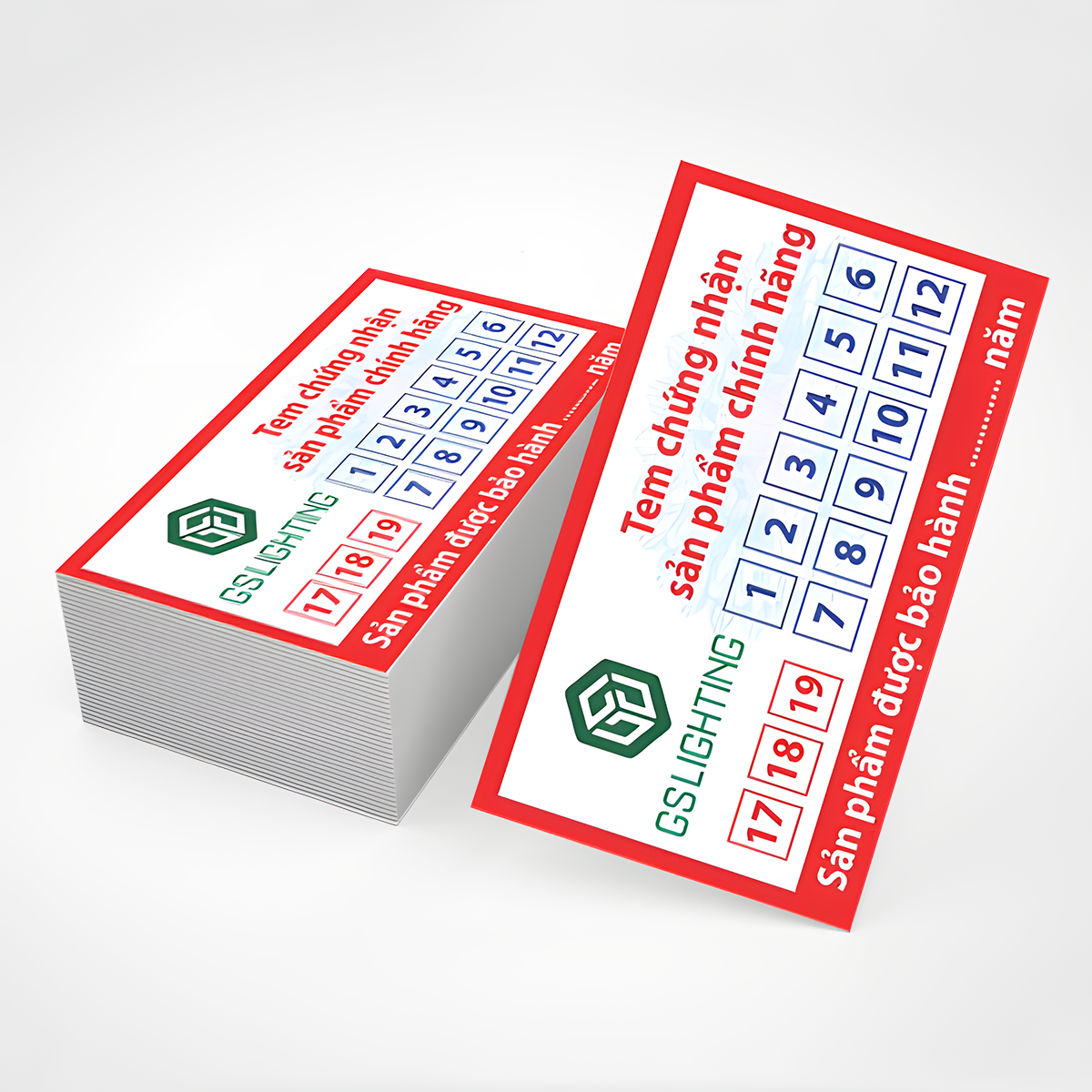 Nhãn Decal Tem Bể/ Tem Vỡ