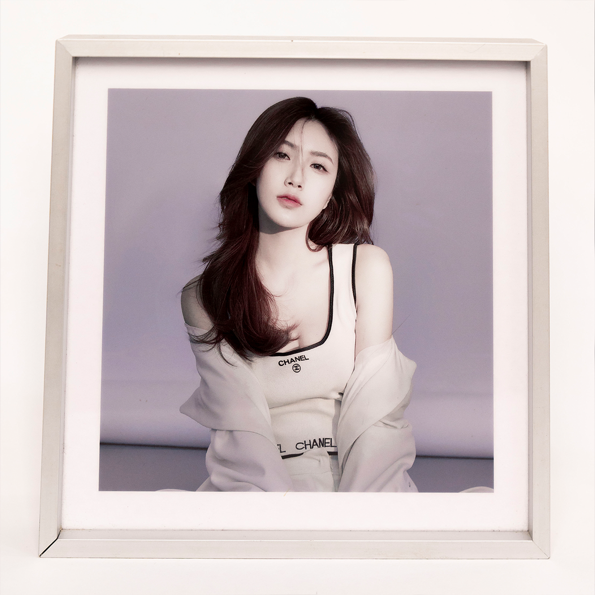 Ảnh Ép Gỗ Viền Bạc Để Bàn