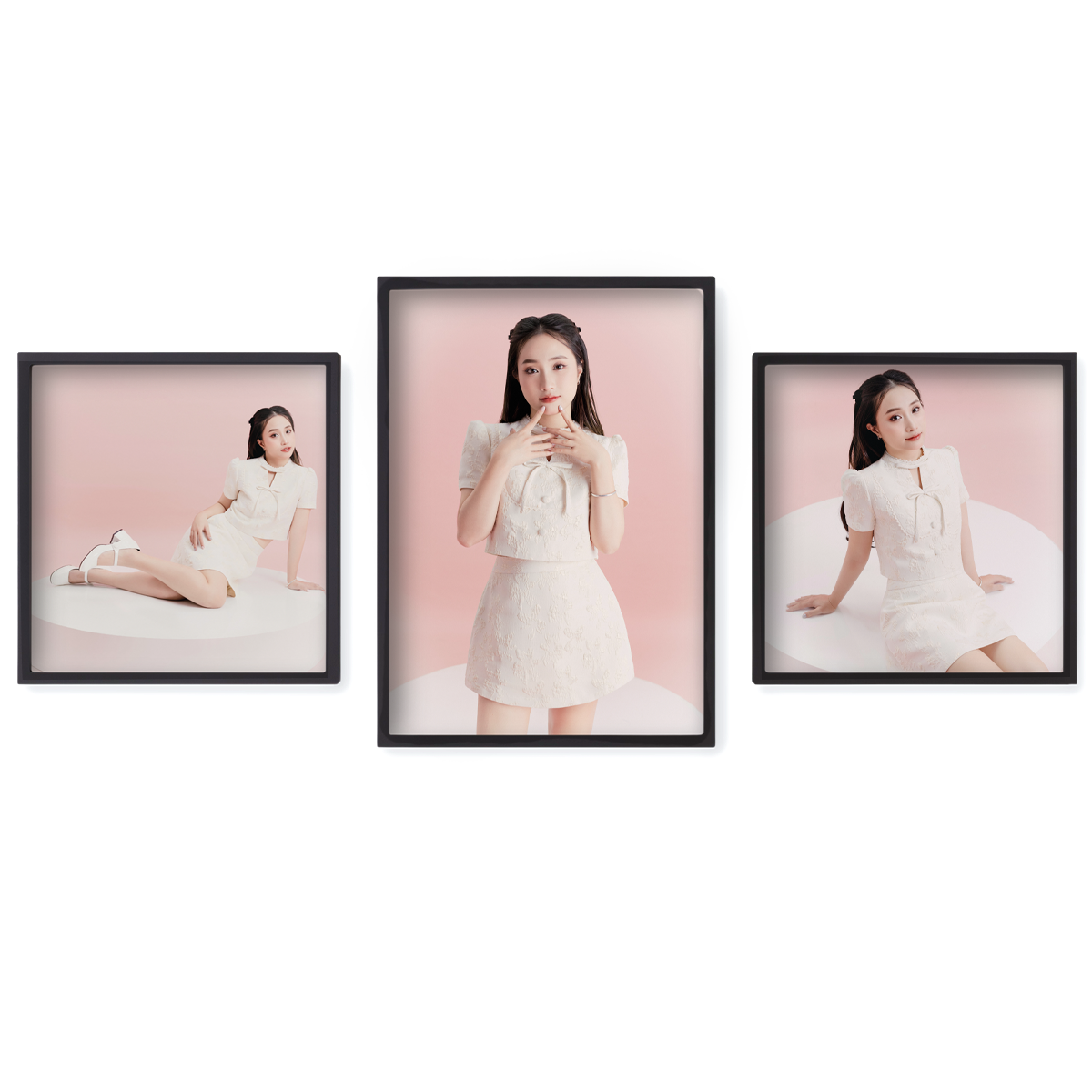 Khung Ảnh Dán Tường (Set 3 tấm)