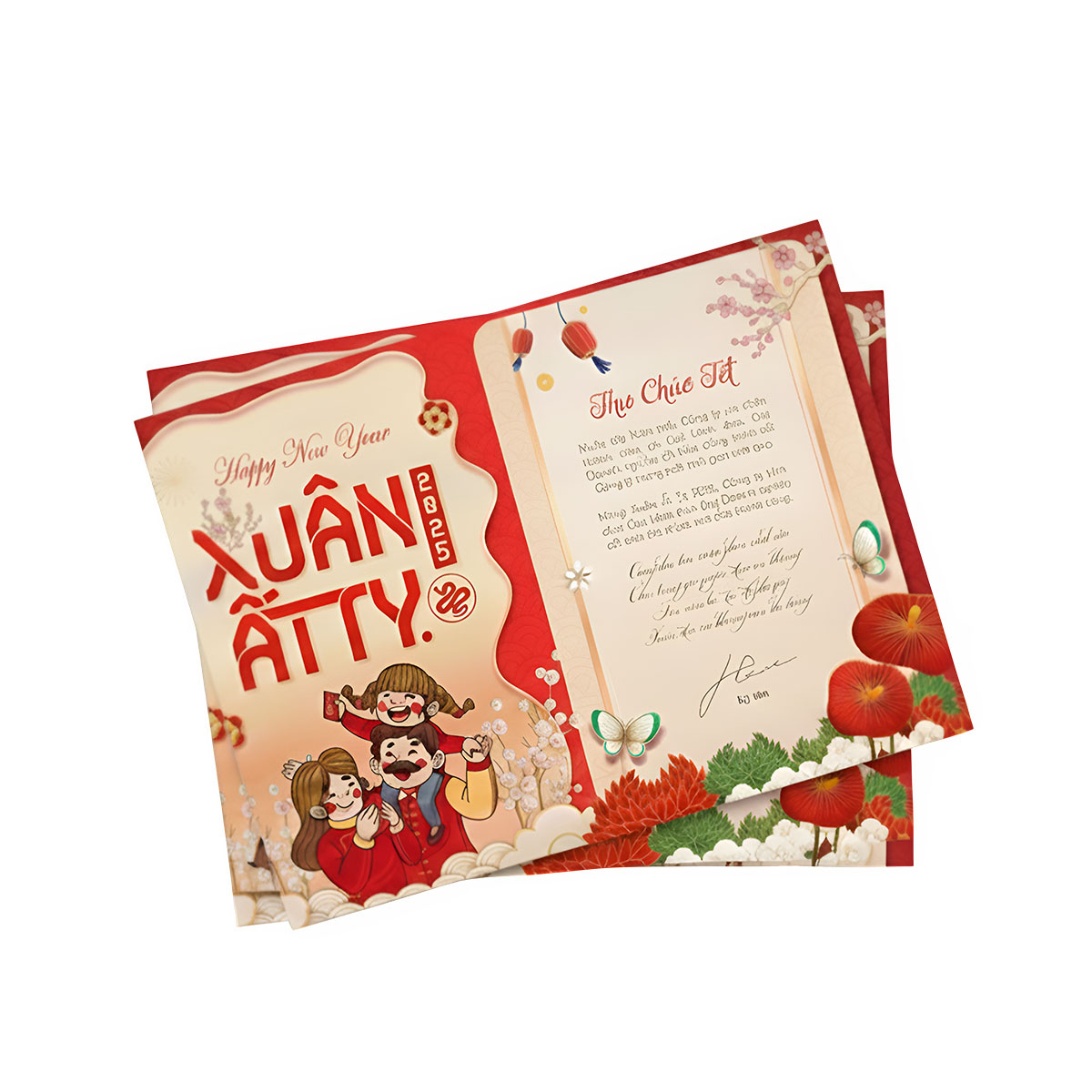 Thiệp mời gấp đôi