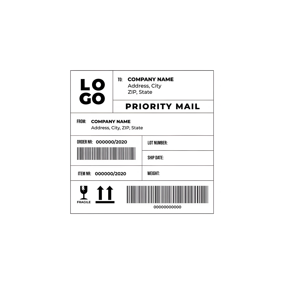 Nhãn vận chuyển