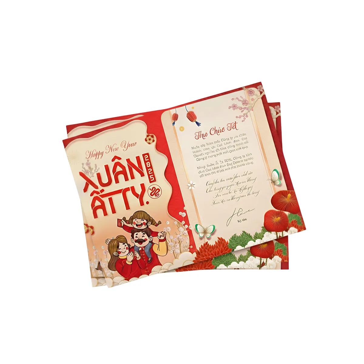 Thiệp Mời Gấp Đôi