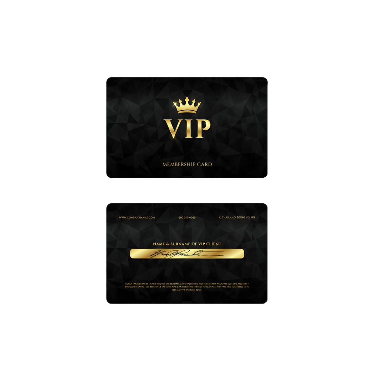 Thẻ Thành Viên VIP Card