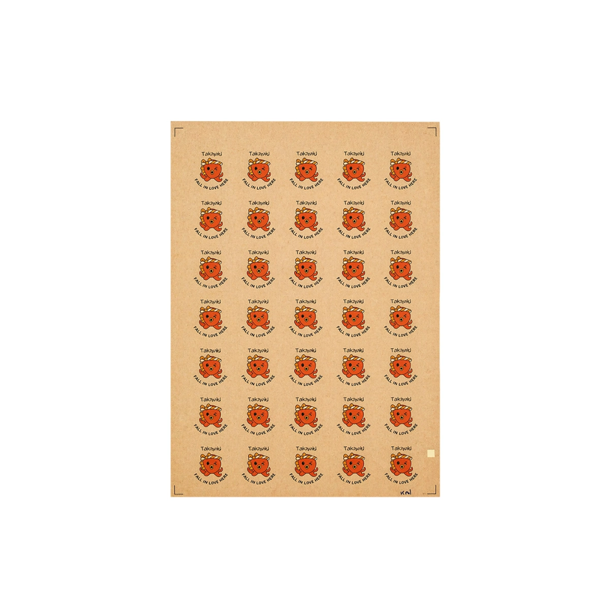 Nhãn Decal Giấy Kraft