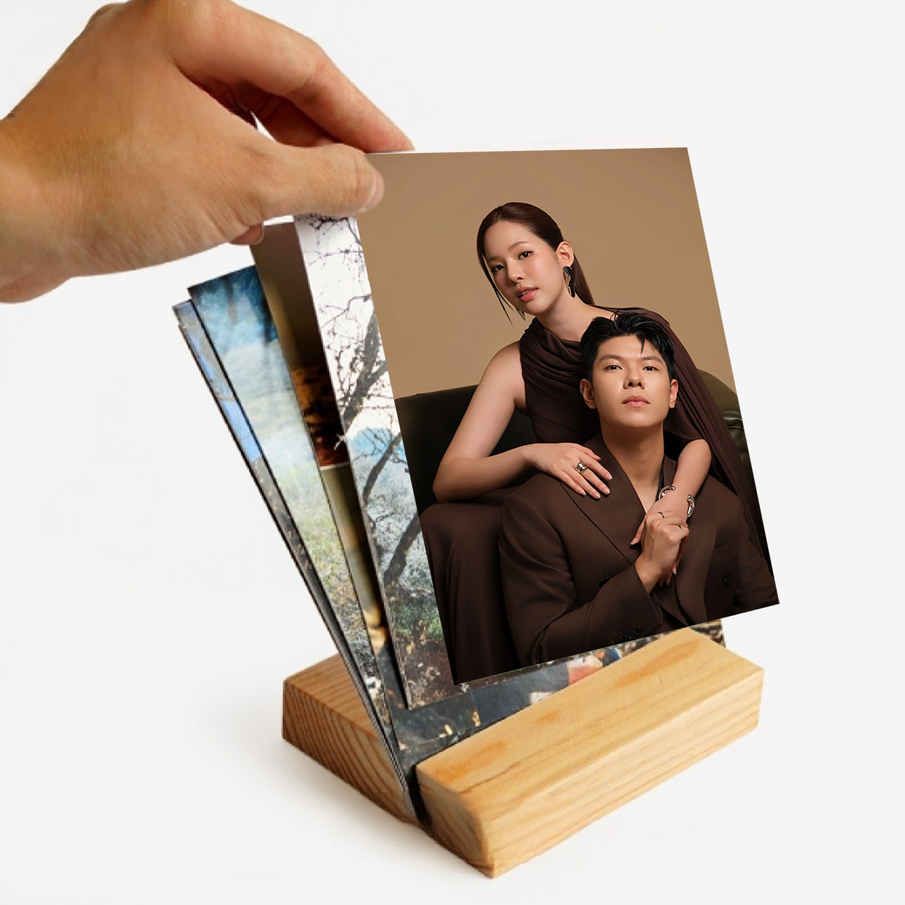 Ảnh Đế Gỗ Để Bàn