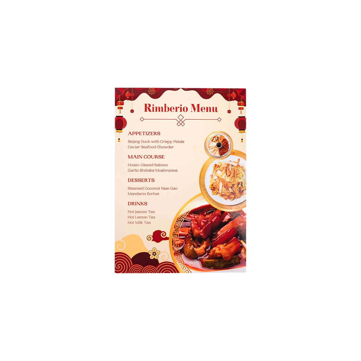 Menu Bồi Format