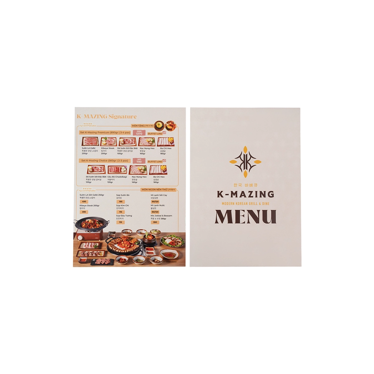Menu Tờ Rời
