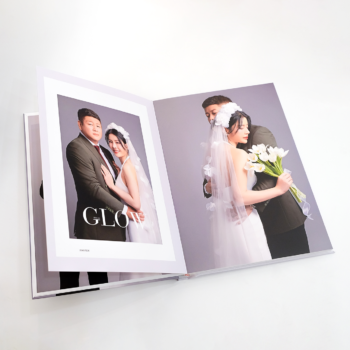 photobook tạp chí mở phẳng
