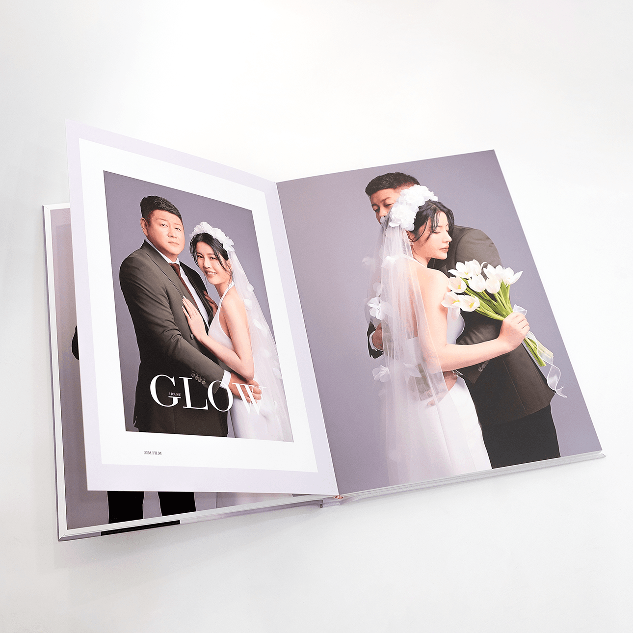 photobook tạp chí mở phẳng