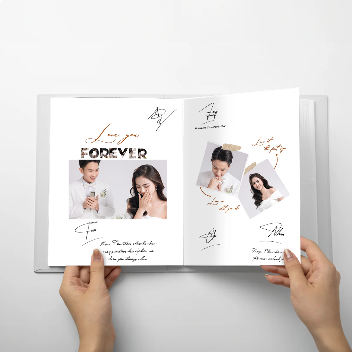 Thiết Kế Sổ Ký Tên