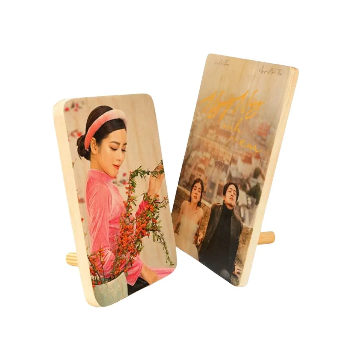 Ảnh In Lên Gỗ Để Bàn