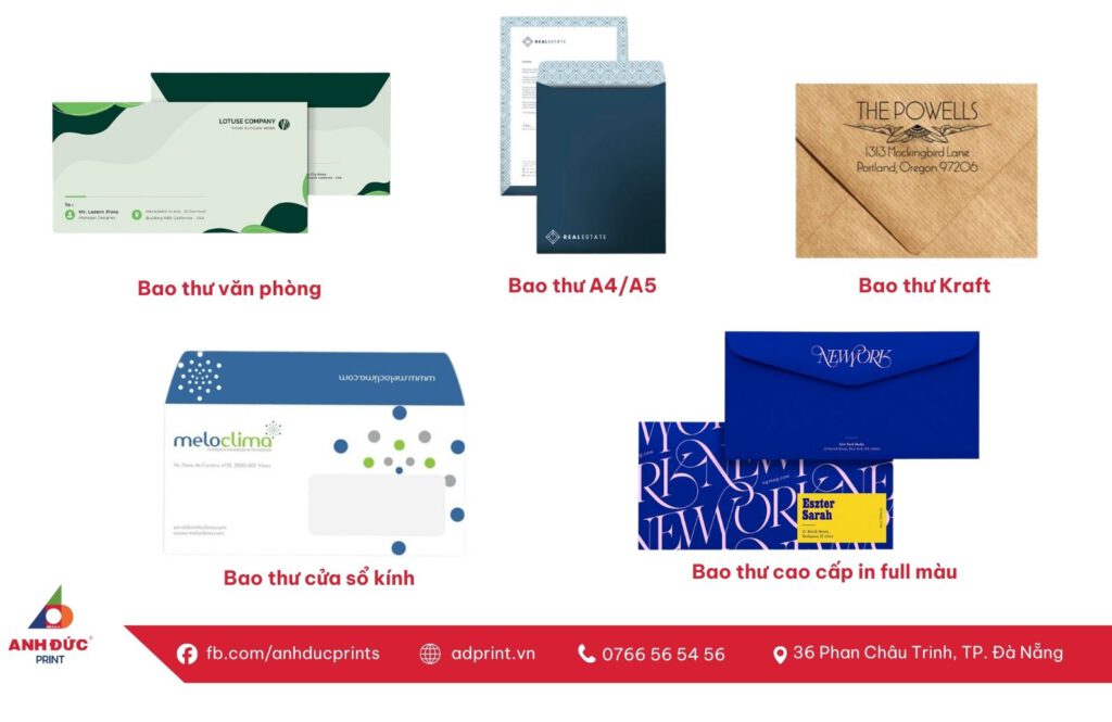 In Bao Thư Số Lượng Lớn, Lấy nhanh, Thiết Kế Đúng Chuẩn Tại Đà Nẵng 7 in bao thư