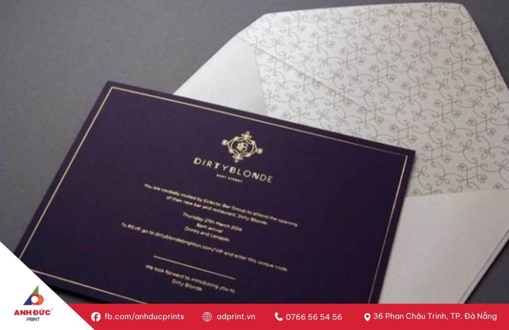 In thiệp nên chọn giấy mỹ thuật hay giấy tiêu chuẩn? 6 in thiệp