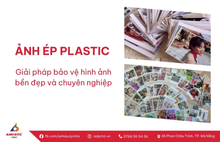 ảnh ép plastic