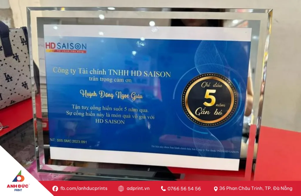 In bằng khen