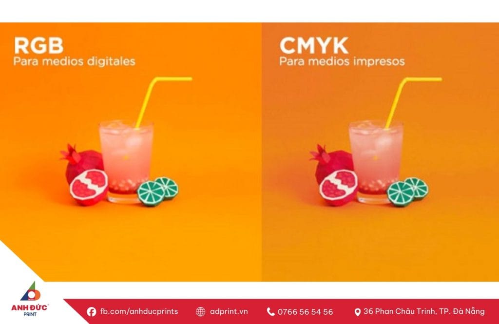 Hệ màu CMYK và RGB