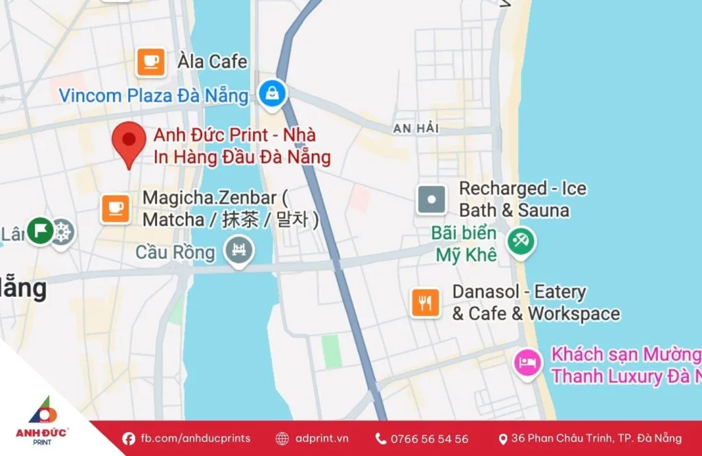 Vị trí trung tâm Đà Nẵng