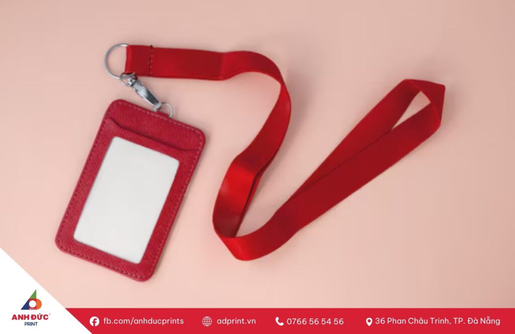 dây đeo thẻ satin