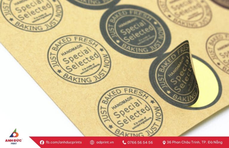 in decal giấy kraft
