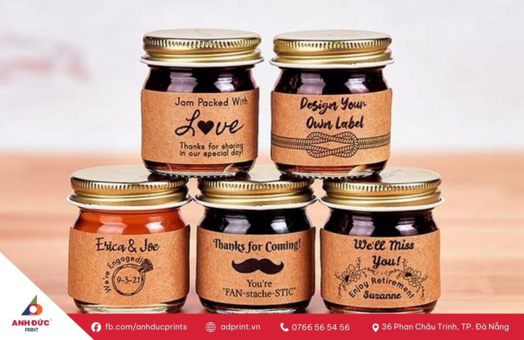 in decal giấy kraft