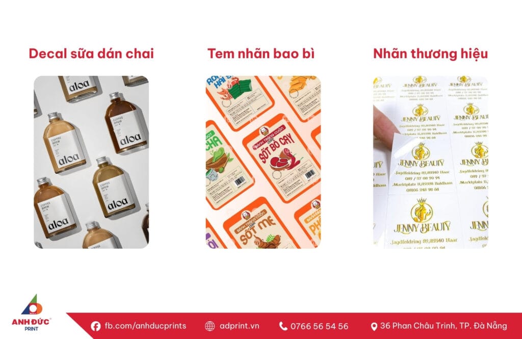 In Decal Sữa (Decal nhựa đục)