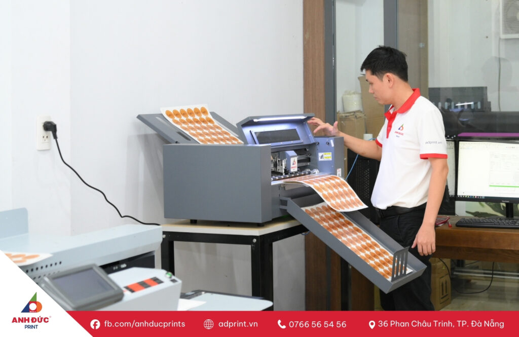 in túi giấy kraft đựng hàng