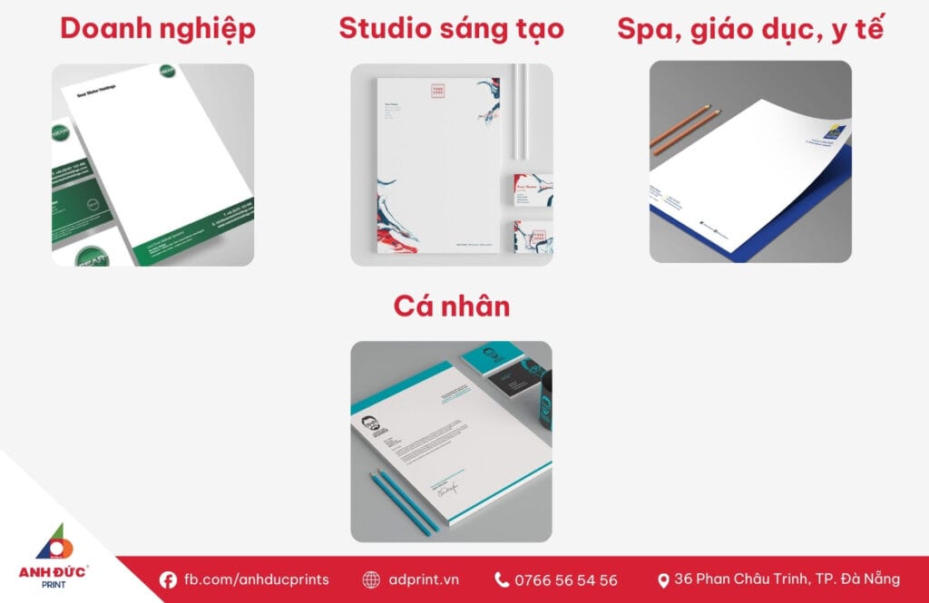 In giấy tiêu đề (Letterhead)