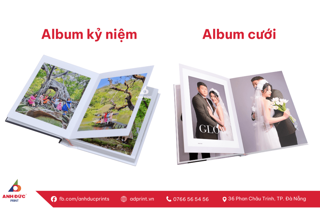 Album photobook mở phẳng 