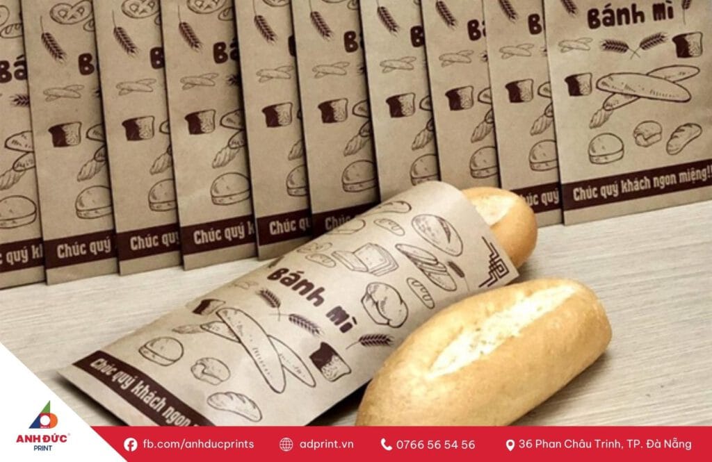 In Túi Giấy Đựng Bánh Mì