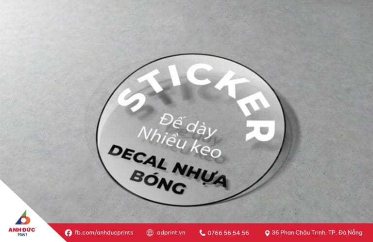 in tem decal trong suốt