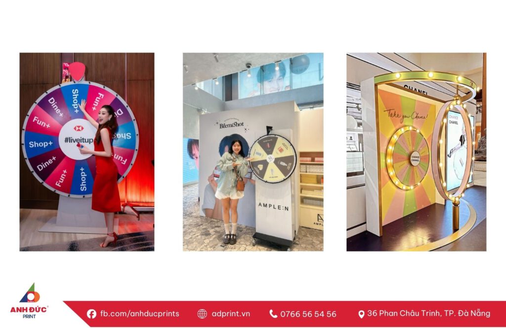 Ứng dụng vòng quay may mắn tại sự kiện