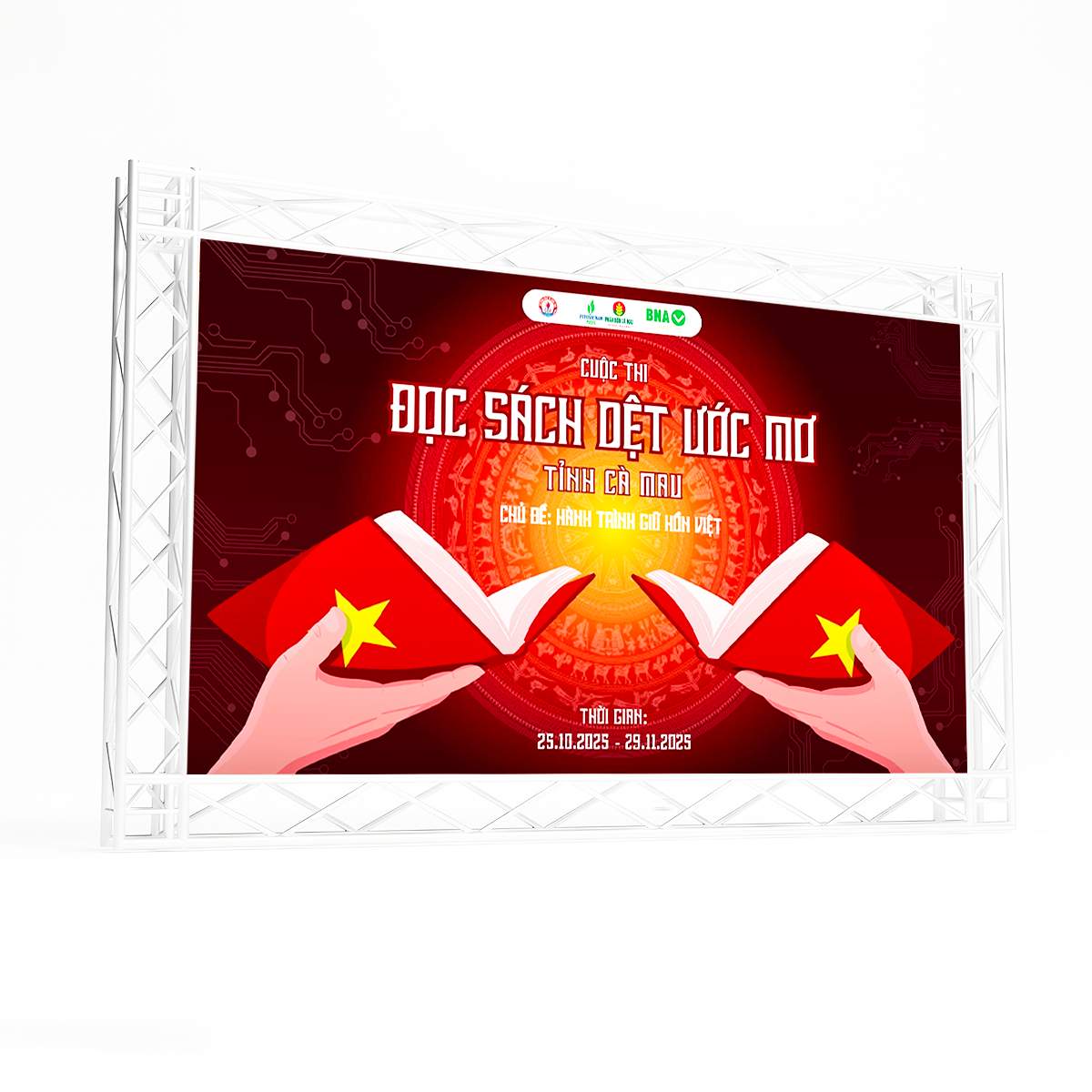 In backdrop sự kiện