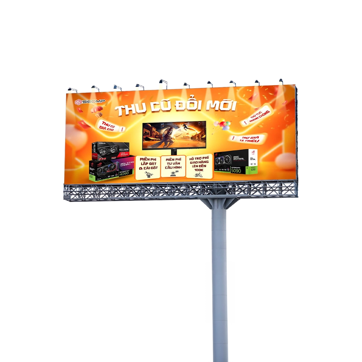 Bạt hiflex ngoài trời