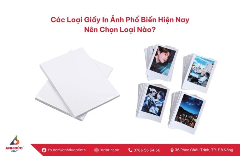 Các loại giấy in ảnh