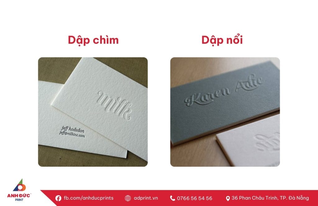 Dập Chìm và Dập Nổi Logo