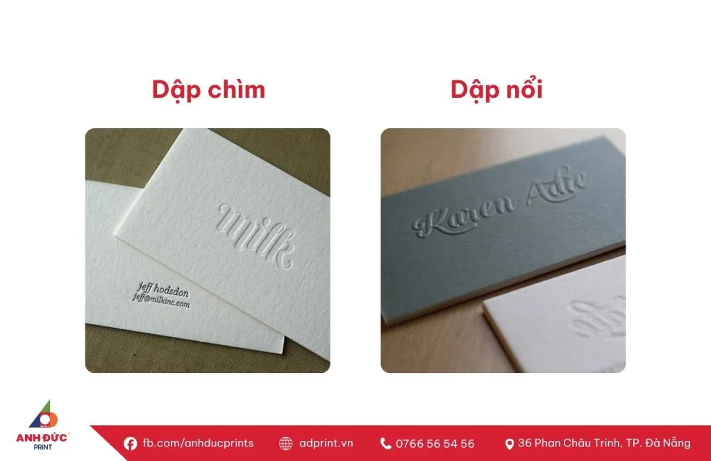 Dập Chìm và Dập Nổi Logo