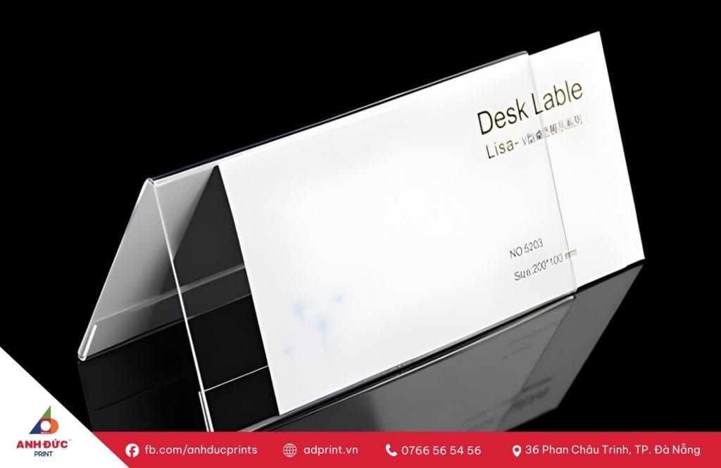 In Bảng Tên Để Bàn Khách Sạn