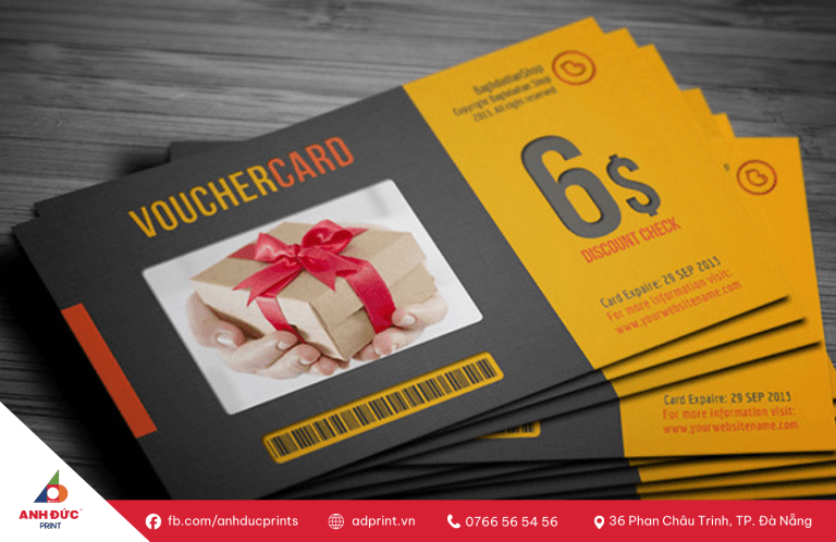 In voucher số lượng ít