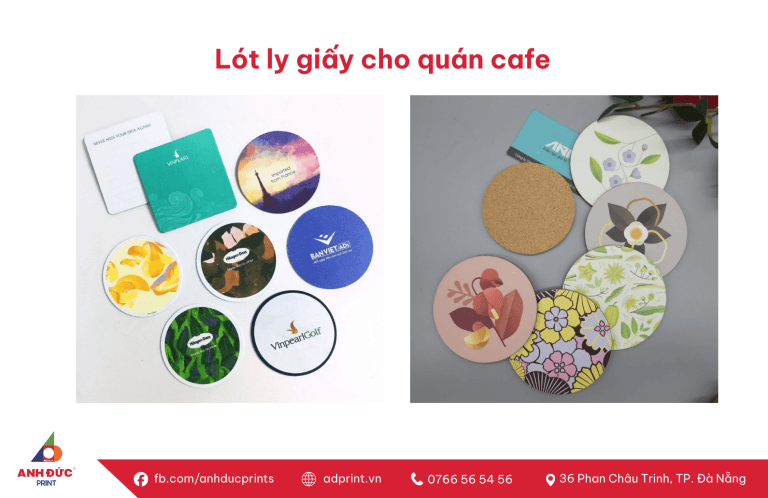 In lót ly giấy cho quán cafe