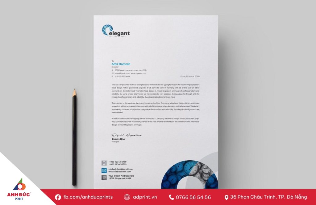 In Giấy Tiêu Đề (Letterhead)