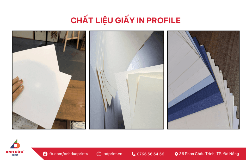 Chất liệu giấy in Profile
