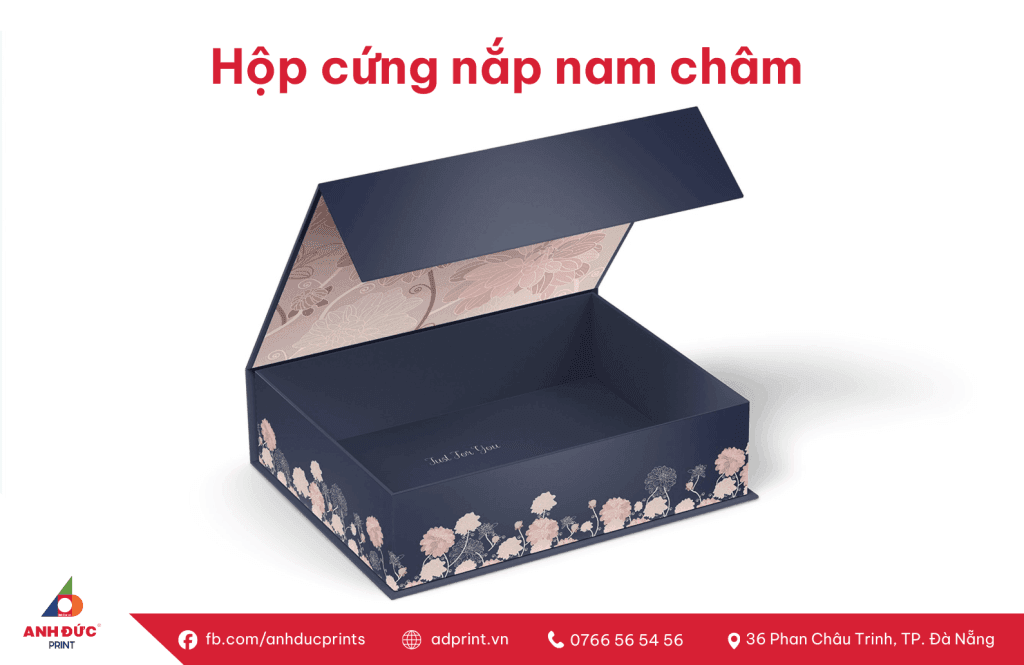 Hộp cứng nắp nam châm