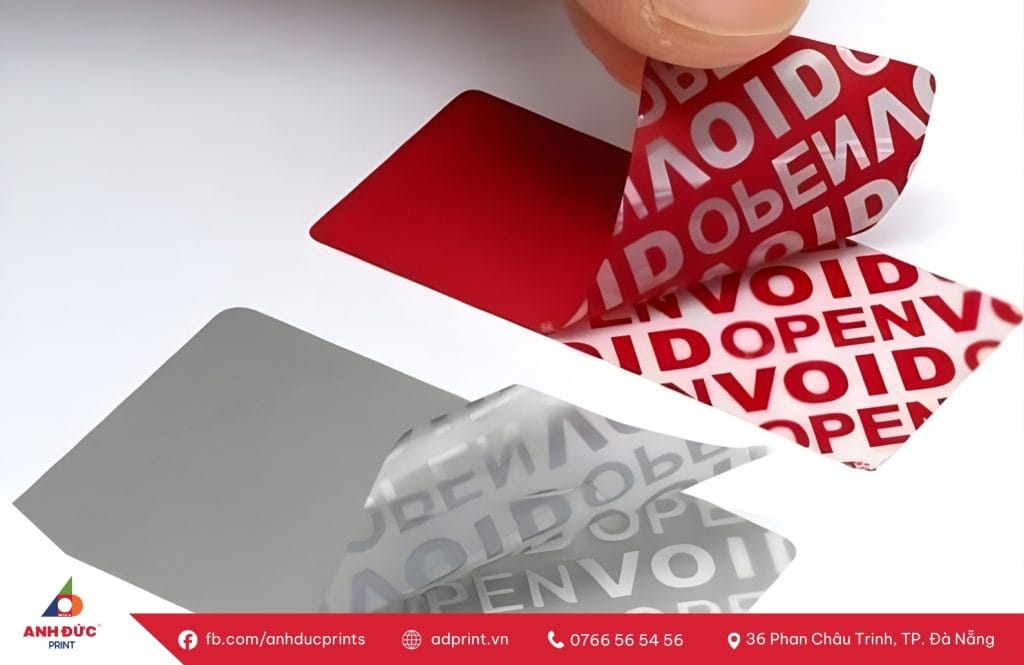 In Tem Bảo Hành Hologram 7 Màu