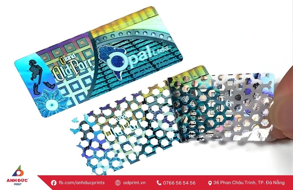 In Tem Bảo Hành Hologram 7 Màu