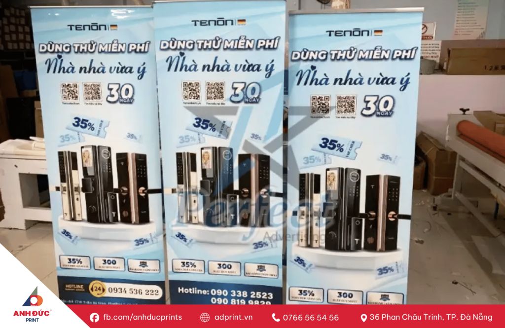 in banner cuốn nước